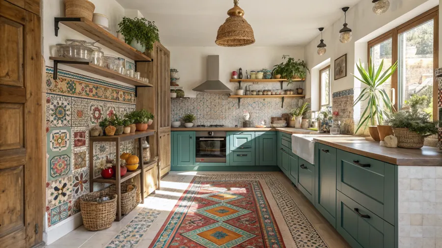 Example bohemian kitchen