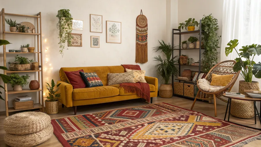 Example bohemian living room
