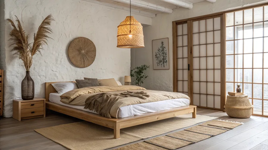 Example japandi bedroom