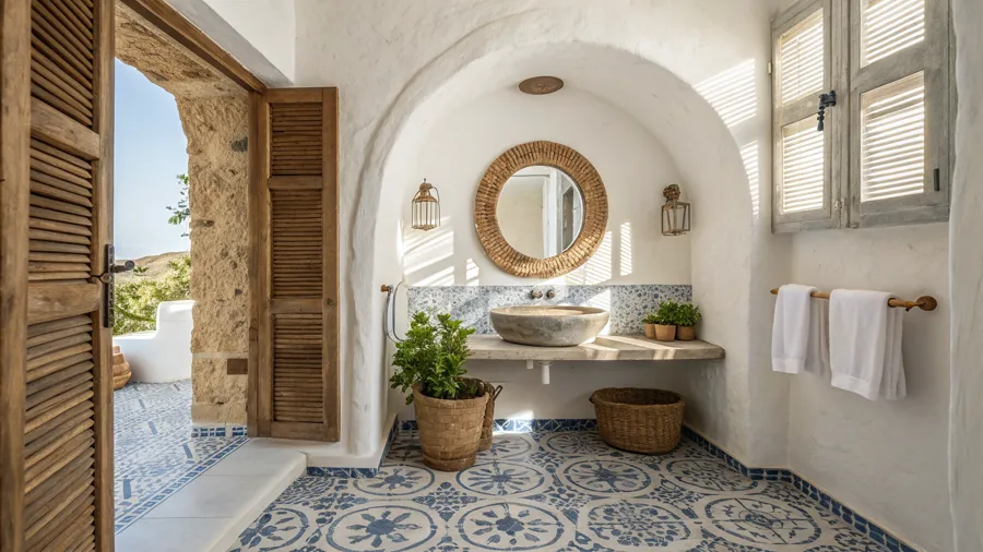 Example mediterranean bathroom