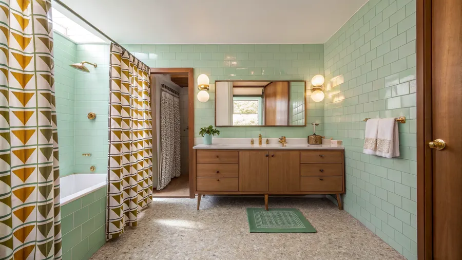 Example mid-century bathroom