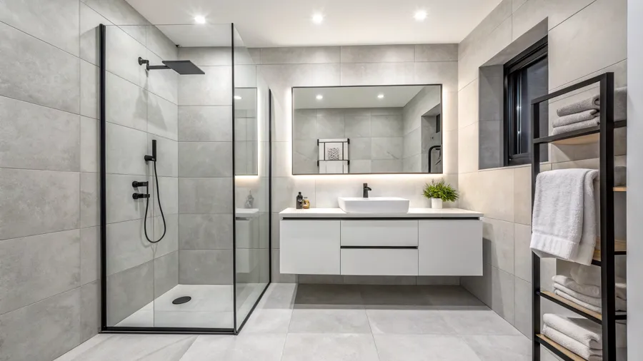 Example minimalist bathroom