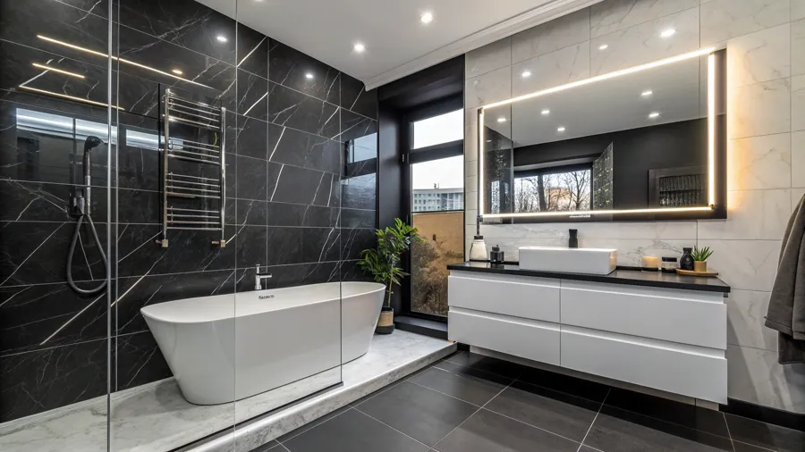 Example modern bathroom