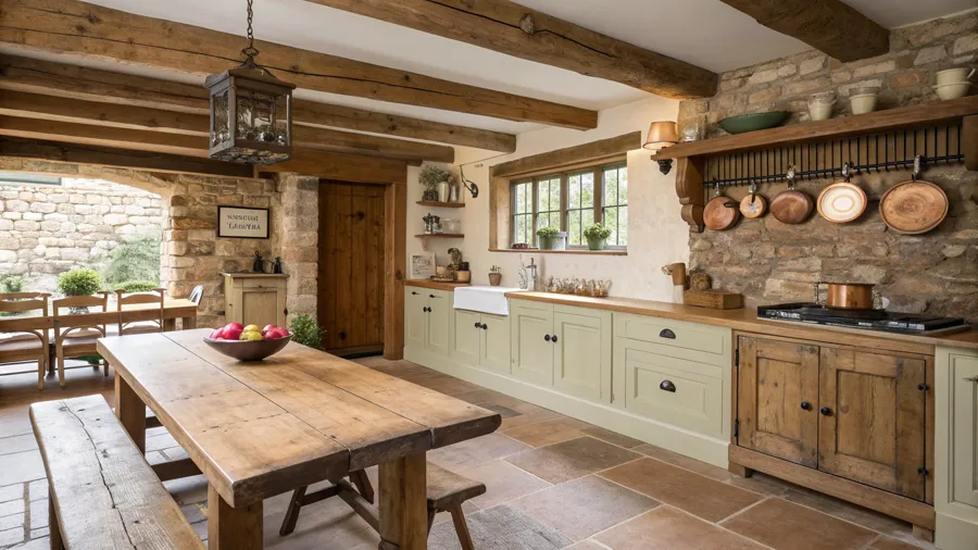 Example rustic kitchen